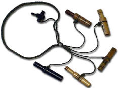 six loop lanyard with duck calls